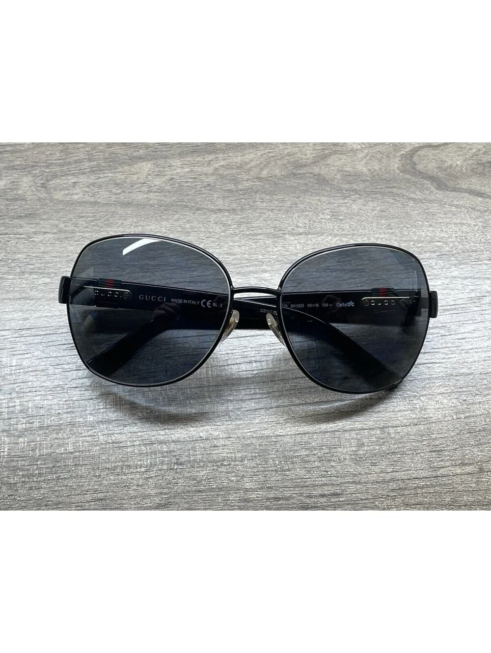 Women’s Gucci Sunglasses GG4242/S Black Luxury Italy FRAMES ONLY 59[]16-130